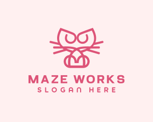 Kitty Cat Kitten logo design