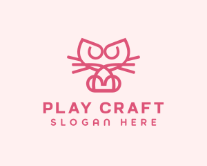 Kitty Cat Kitten logo design