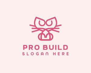 Kitty Cat Kitten logo design