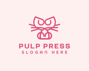 Kitty Cat Kitten logo design