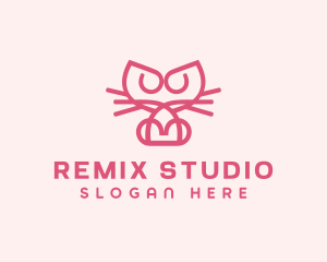 Kitty Cat Kitten logo design