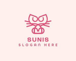 Kitty Cat Kitten logo design