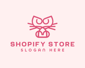 Kitty Cat Kitten logo design