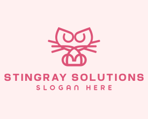 Kitty Cat Kitten logo design