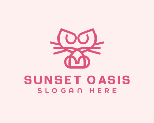 Kitty Cat Kitten logo design