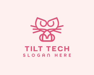 Kitty Cat Kitten logo design