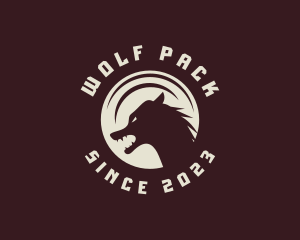 Angry Wolf Animal logo design