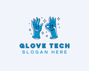 Clean Gloves Housekeeping logo design