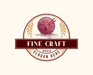 Yarn Ball Sewing logo design