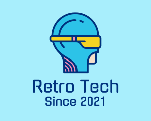 Virtual Reality Gaming Tech  logo design