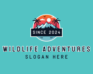 Mountain Travel Getaway logo design