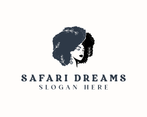 African Afro Beauty logo design