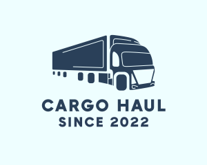 Haulage Transport Truck logo design