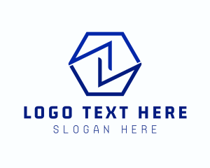 Computer - Minimalist Hexagon Letter Z logo design