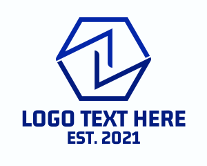 Venture - Minimalist Hexagon Letter Z logo design