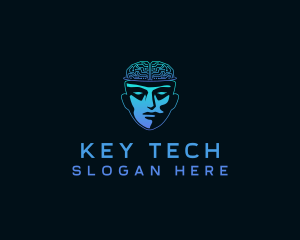 Human Ai Cyber Tech logo design