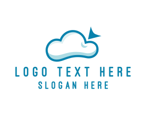 It - Digital Data Cloud logo design