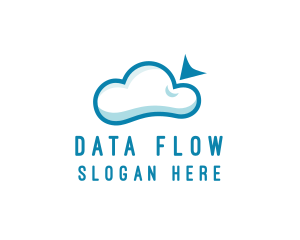 Digital Data Cloud  logo design