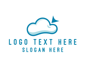 Telecommunications - Digital Data Cloud logo design