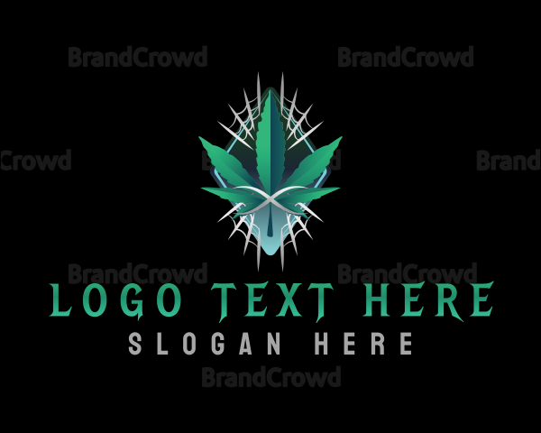 Weed Leaf Web Logo