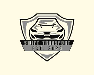 Transportation - Racing Car Transportation logo design
