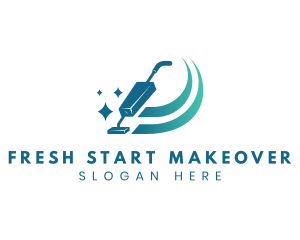 Makeover - Vacuum Cleaner Housekeeping logo design