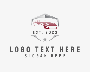 Motor - Star Shield Car Automobile Shop logo design