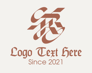 Lettering - Calligraphy Letter R logo design