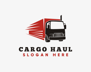 Haulage Transport Truck logo design