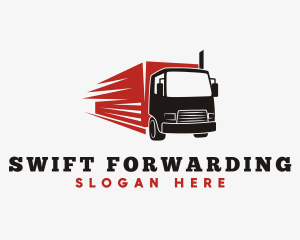 Haulage Transport Truck logo design