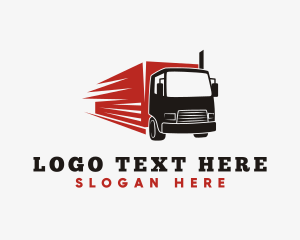 Movers - Haulage Transport Truck logo design