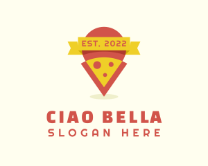 Cheese Pizza Restaurant logo design