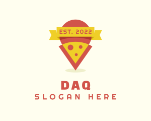 Retro - Cheese Pizza Restaurant logo design