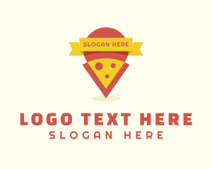 Cheese Pizza Restaurant Logo