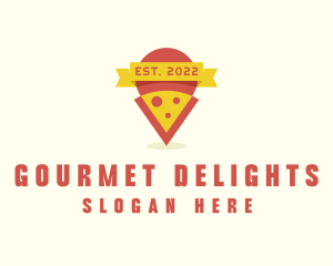 Cheese Pizza Restaurant logo design