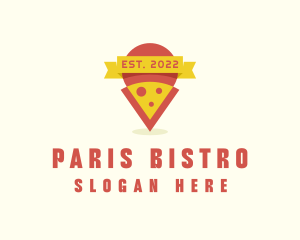 Cheese Pizza Restaurant logo design