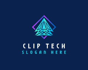 Airplane Flight Tech logo design