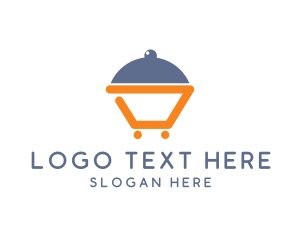 Cart - Dinner Cloche Cart logo design