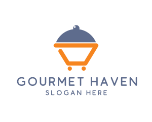 Dinner Cloche Cart logo design