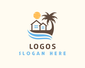 Vacation - Summer Island Coast logo design