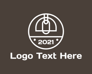 Home Decoration - Minimalist Industrial Light logo design