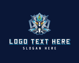 Cyborg - Gaming Robot Character logo design