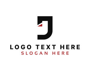 Express - Freight Delivery Letter J logo design