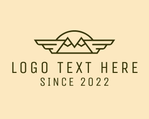 Camping - Outdoor Summit Mountain logo design