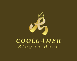 Gold Elegant Crown Logo