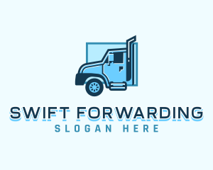 Truck Transport Delivery logo design