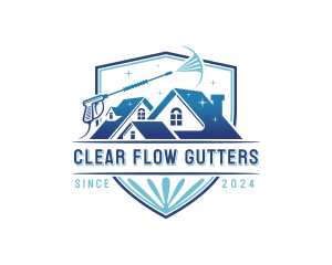 Roof Gutter Cleaning logo design