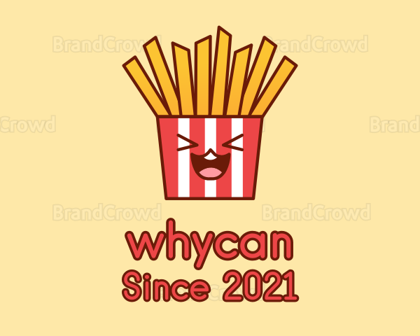 Excited French Fries Logo