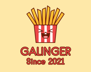 Canteen - Excited French Fries logo design