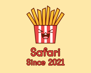 Diner - Excited French Fries logo design